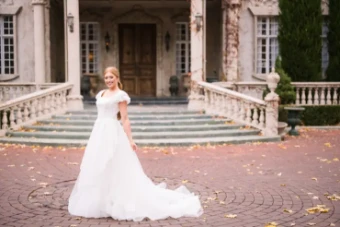 Modest Bridal Collection 146443 #6 Ivory thumbnail