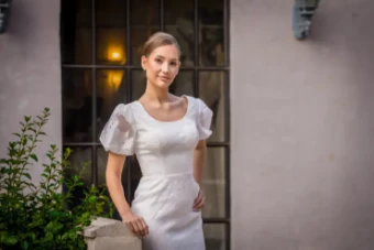 Modest Bridal Collection 146423 #3 Ivory thumbnail