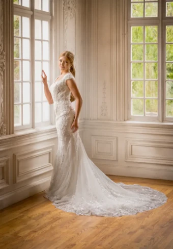 Modest Bridal Collection 146412 #2 Ivory thumbnail