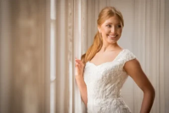 Modest Bridal Collection 146412 #3 Ivory thumbnail