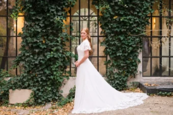 Modest Bridal Collection 146439 #7 Ivory thumbnail