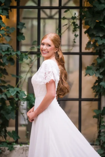 Modest Bridal Collection 146439 #9 Ivory thumbnail