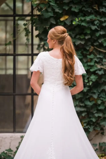 Modest Bridal Collection 146439 #12 Ivory thumbnail