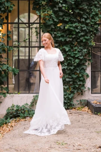 Modest Bridal Collection 146439 #1 Ivory thumbnail