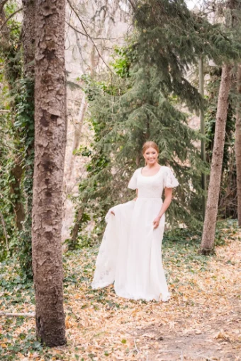 Modest Bridal Collection 146439 #15 Ivory thumbnail