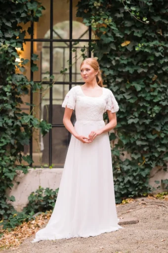 Modest Bridal Collection 146439 #2 Ivory thumbnail