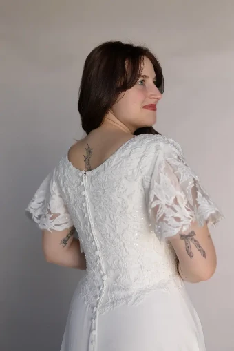 Modest Bridal Collection 146439 #31 Ivory thumbnail