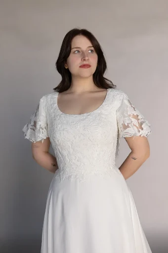 Modest Bridal Collection 146439 #30 Ivory thumbnail