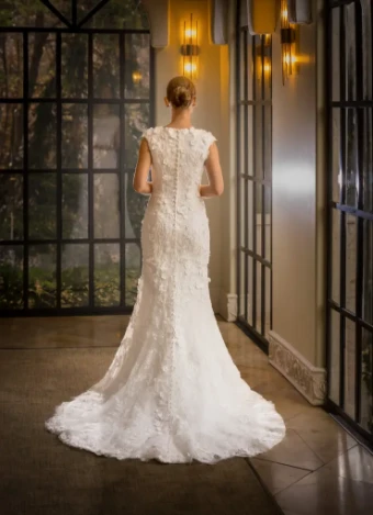 Modest Bridal Collection 146441 #5 Ivory thumbnail