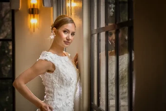 Modest Bridal Collection 146441 #4 Ivory thumbnail
