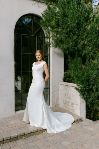 Modest Bridal Collection 146414 #6 Ivory thumbnail