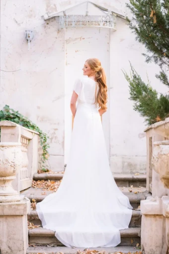 Modest Bridal Collection 146419 #5 Ivory thumbnail