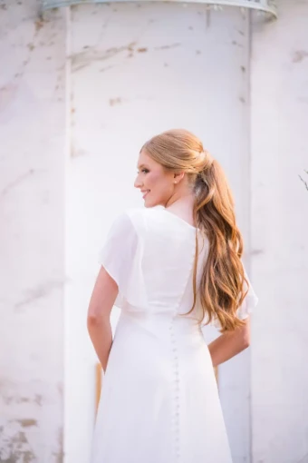 Modest Bridal Collection 146419 #4 Ivory thumbnail