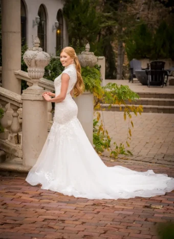 Modest Bridal Collection 146427 #4 Ivory thumbnail