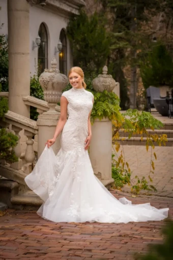 Modest Bridal Collection 146427 #3 Ivory thumbnail