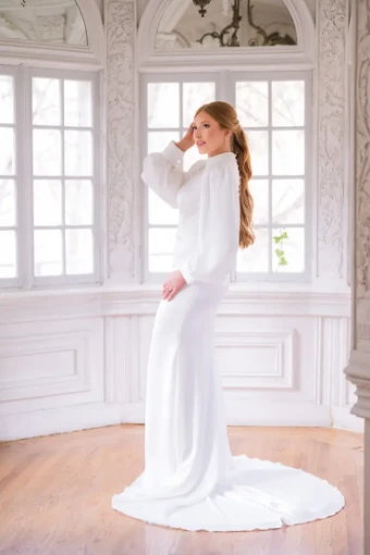 Modest Bridal Collection 146429 #2 Ivory thumbnail