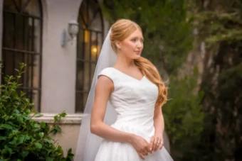 Modest Bridal Collection 146430 #4 Ivory thumbnail