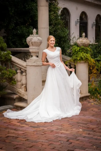 Modest Bridal Collection 146430 #1 Ivory thumbnail