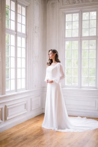 Modest Bridal Collection 146431 #1 Ivory thumbnail