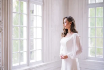 Modest Bridal Collection 146431 #2 Ivory thumbnail