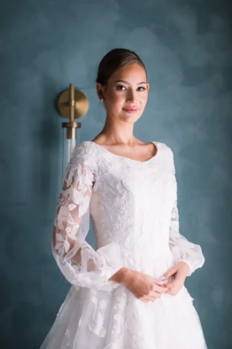 Modest Bridal Collection 146440 #1 Ivory thumbnail