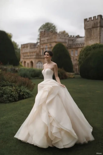 Disney Fairy Tale Weddings Collection 147028 #3 Ivory/Nude thumbnail