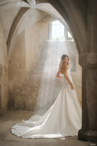 Disney Fairy Tale Weddings Collection 147005 #1 Ivory thumbnail