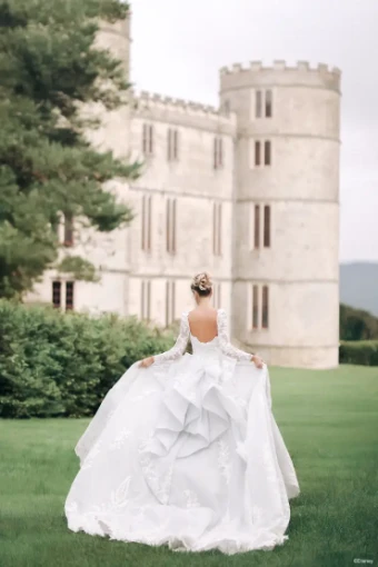 Disney Fairy Tale Weddings Collection 147029 #3 Ivory/Platinum thumbnail