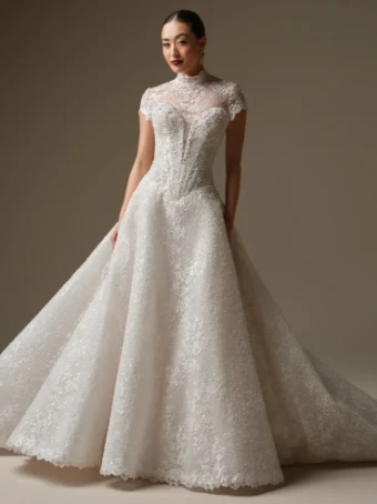 Sottero and Midgley 146938 #4 Ivory/Soft Blush thumbnail