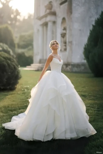 Disney Fairy Tale Weddings Collection 147008 #0 default Ivory/Platinum thumbnail