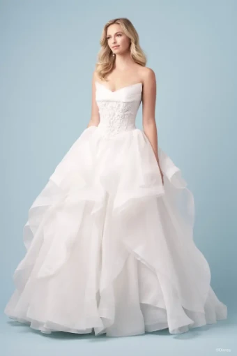 Disney Fairy Tale Weddings Collection 147008 #7 Ivory/Platinum thumbnail