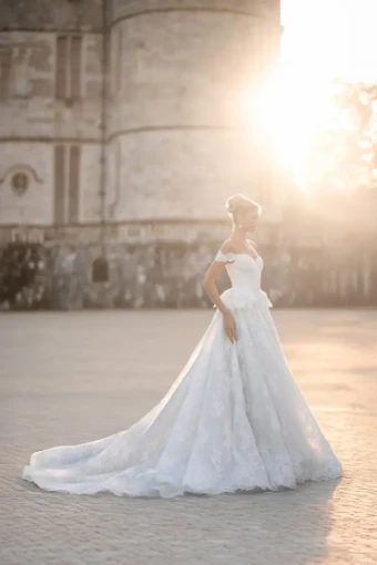 Disney Fairy Tale Weddings Collection 147018 #5 Ivory/Blue/Silver thumbnail