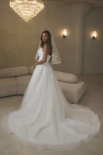 Casablanca Bridal 147843 #4 Ivory thumbnail