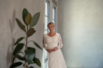 Modest Bridal Collection 140612 #1 Sand/Ivory thumbnail