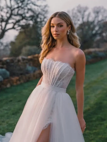 Allure 147104- Overskirt #1 Ivory thumbnail