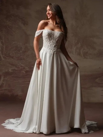 Rebecca Ingram 147857 #2 All Ivory (gown with Ivory Illusion) thumbnail