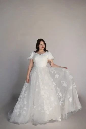 Casablanca Bridal 145443 #4 Ivory thumbnail