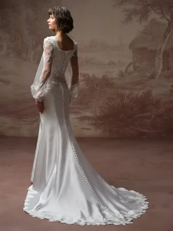 Rebecca Ingram 147856 #2 All Ivory (gown with Ivory Illusion) thumbnail