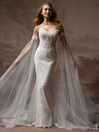 Maggie Sottero 147802 #3 All Ivory (gown with Ivory Illusion) thumbnail