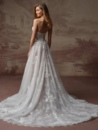 Maggie Sottero 147810 #2 Ivory over Blush (gown with Ivory Illusion) thumbnail