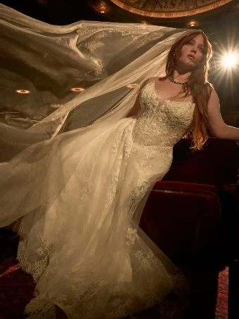 Maggie Sottero 147810 #6 Ivory over Blush (gown with Ivory Illusion) thumbnail