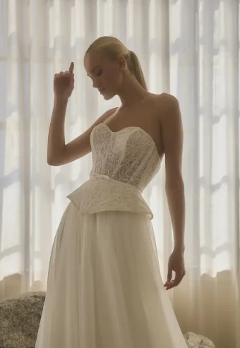 Casablanca Bridal 146479- Corset Top #0 default Ivory thumbnail