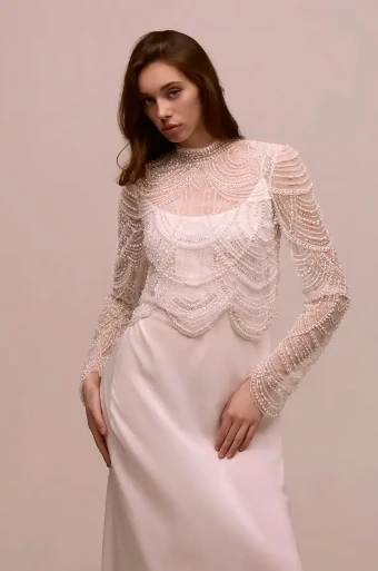 Heirloom Bridal 146492- Jacket #0 default Ivory thumbnail