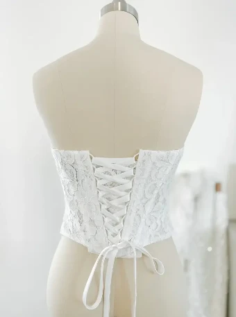 Heirloom Bridal 146489- Corset Top #1 default Ivory thumbnail