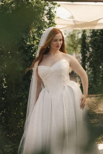 Rebecca Ingram 147853 #1 All Ivory (gown with Ivory Illusion) thumbnail