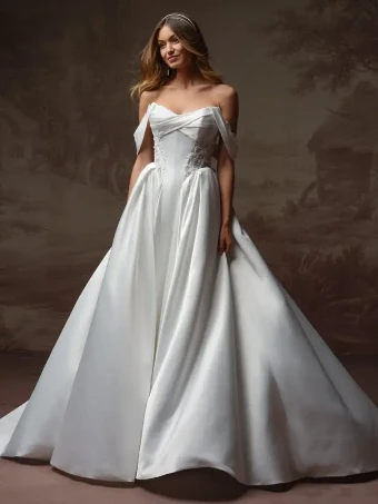 Rebecca Ingram 147853 #3 All Ivory (gown with Ivory Illusion) thumbnail