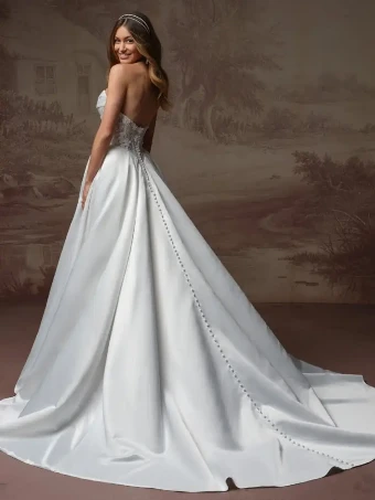 Rebecca Ingram 147853 #1 All Ivory (gown with Ivory Illusion) thumbnail