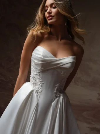 Rebecca Ingram 147853 #2 All Ivory (gown with Ivory Illusion) thumbnail