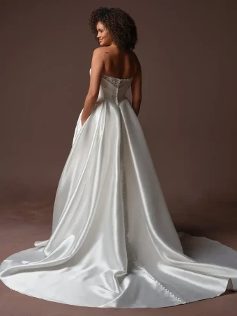 Rebecca Ingram 147832 #1 All Ivory (gown with Ivory Illusion) thumbnail