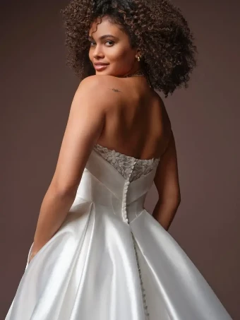 Rebecca Ingram 147832 #3 All Ivory (gown with Ivory Illusion) thumbnail